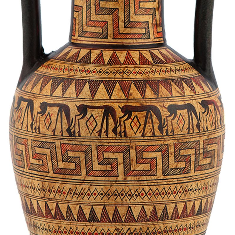 Ancient Greek geometric Amphora, Amphora, ancient Greek vase , Heraklion museum, buy greekart.com, Greek art, ancient Greek, traditional Greek, Greek store, statues, pottery, ancient Greek replicas, all Greek to me, Minoan replica, it's all Greek, replica, Athena, Athens, reproductions museum, art terracotta, handicraft, handmade, Knossos, Festos, Phaistos