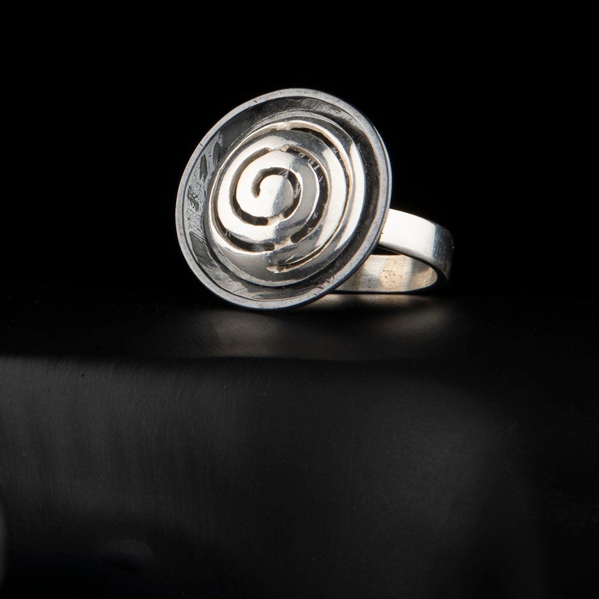 Sterling Silver Triple Spiral Ring - As Seen On TV CW's 