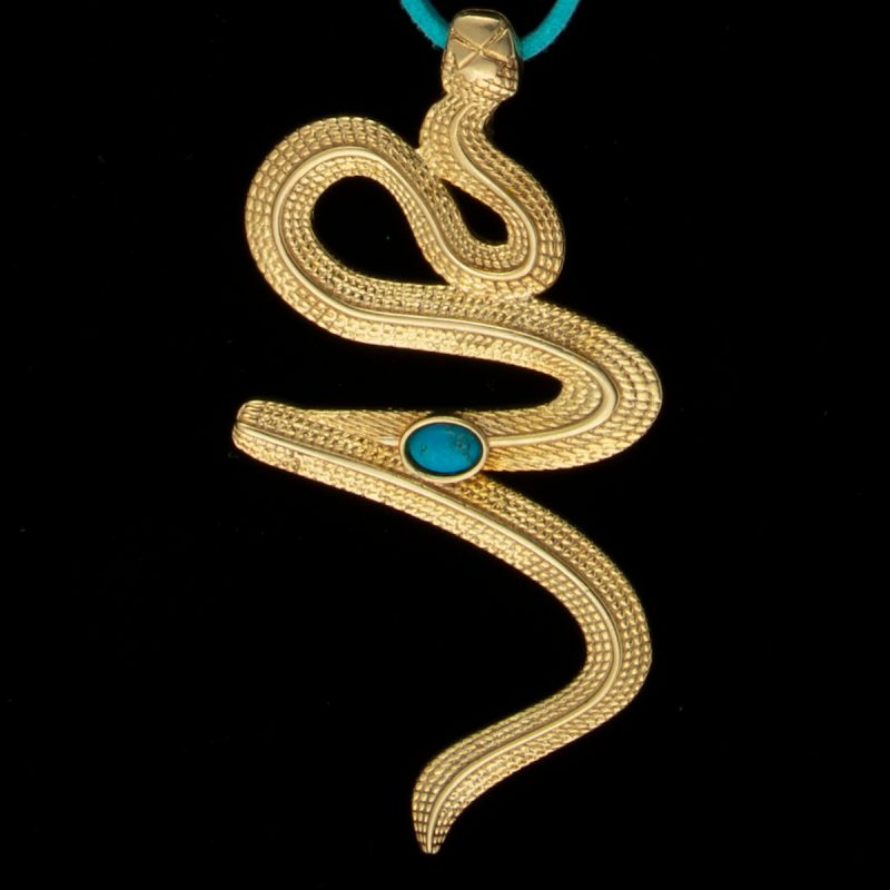 Serpent Gold-plated pendant, sterling silver pendant, snake, serpent, Ancient Greece, mystic look, vintage look, bohemian look, buy greekart.com Greek art ancient Greek traditional Greek, Greek store, jewellery, Athens archaeological art, best gift, long pendant, museum Heraklion, museum art, ancient Greek art, heritage Greek, jewels, handicraft, handmade jewel, pendant vintage, romantic, ancient Greek, romantic look, modern pendant, Knossos, Festos, Phaistos, contemporary art