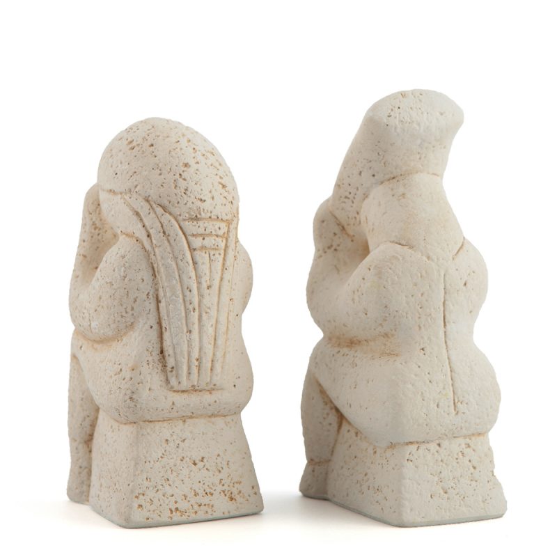 The thoughtful couple, Ancient Greek, Greece, Minoan civilization, Mycenaean civilization, Cycladic civilization, Ancient Greek, ancient Greek vase , Heraklion museum, buy greekart.com, Greek art, ancient Greek, traditional Greek, Greek store, statues, pottery, ancient Greek replicas, all Greek to me, Minoan replica, it's all Greek, replica, Athena, Athens, reproductions museum, art, terracotta, handicraft, handmade, hellenic art, greek busts