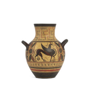 Ancient Minoan Amphora with Griffins