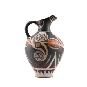 Kamares ware jug with shapes and spirals