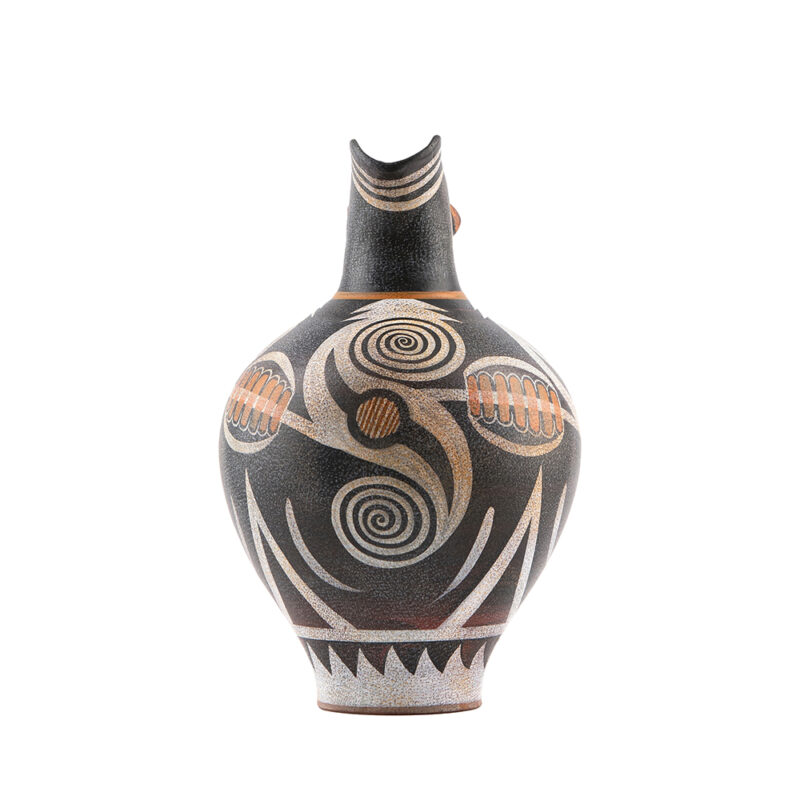 Kamares ware jug with shapes and spirals