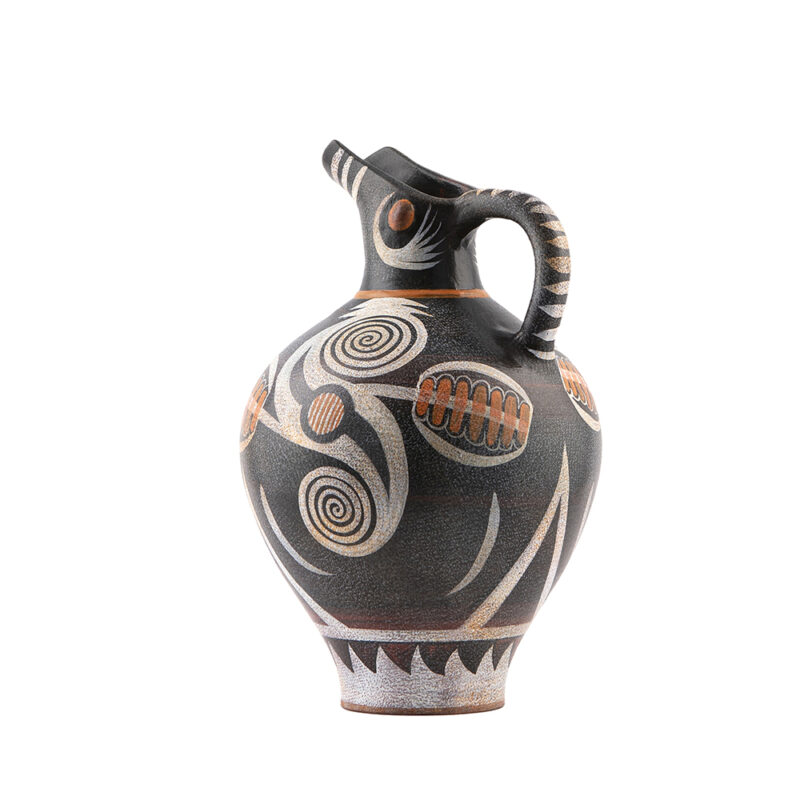 Kamares ware jug with shapes and spirals