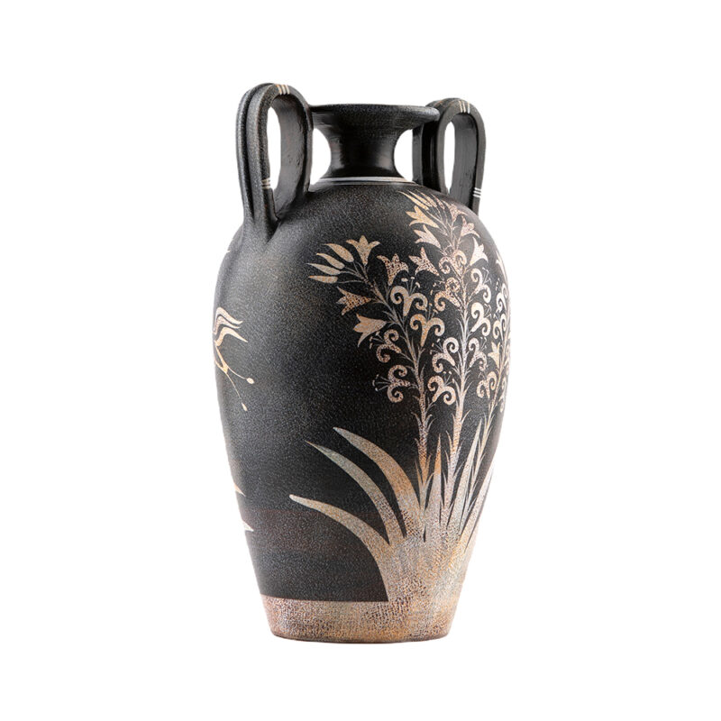 Knossos palace Amphora vase with lilies