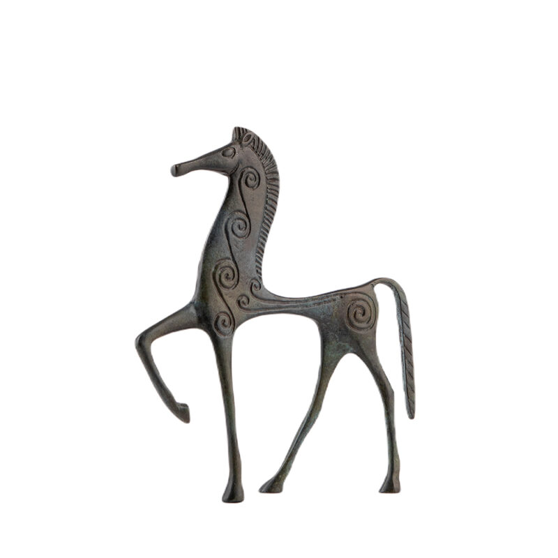 Ancient Greek bronze horse