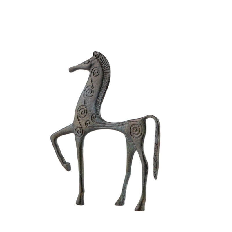 Ancient Greek bronze horse