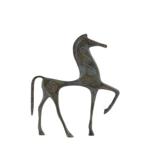 Ancient Greek bronze horse