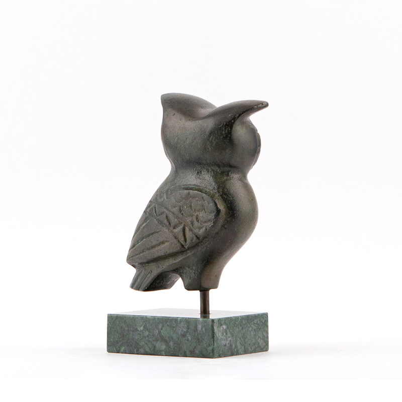 Ancient Greek bronze Owl