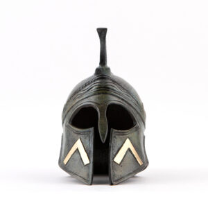 Ancient Spartan bronze helmet - King Leonidas