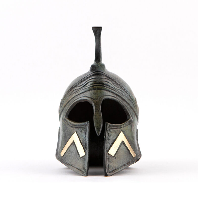 Ancient Spartan bronze helmet - King Leonidas