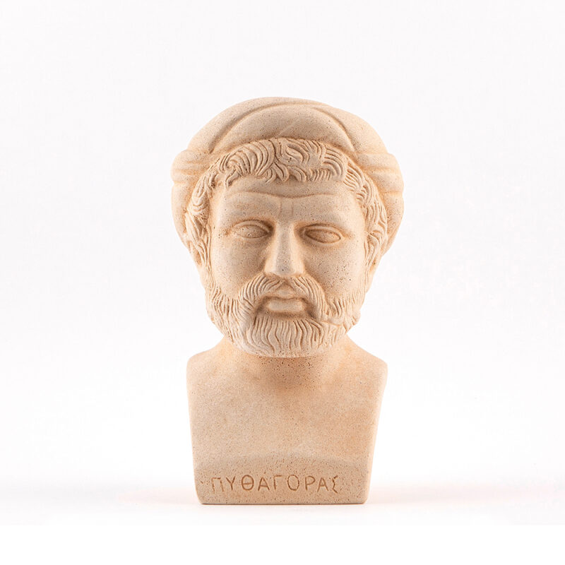 Pythagoras bust
