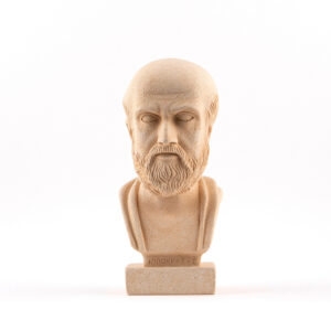 Hippocrates head Statue