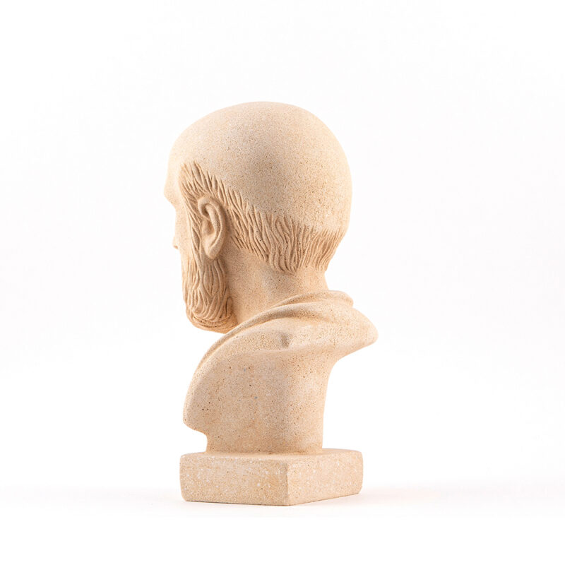Hippocrates head Statue