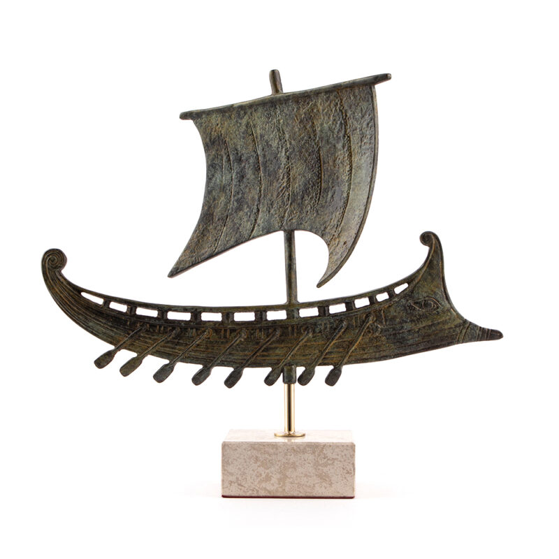 Ancient Greek bronze trireme